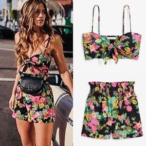 Express Floral 2 Piece Matching Set